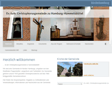 Tablet Screenshot of christophoruskirche.de